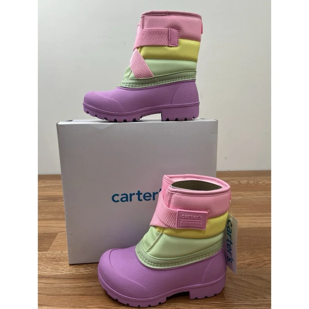Carter's Lex Winter Insulated Snow Boots Toddler Girls Size 11 NEW